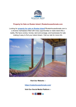 Property for Sale on Roatan Island _ Roatanhousesforsale