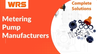 Metering Pump Manufacturers