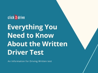 Everything You Need to Know About the Written Driver Test