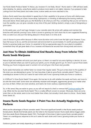 19 Reasons Why You Should Not Overlook Most Important Images Of Runtz Seeds Stra