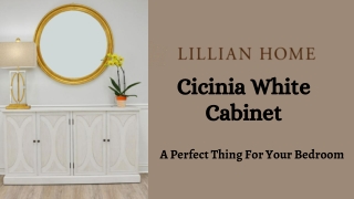 Classic Narrow Cabinet Dresser Design - By Lillian Home