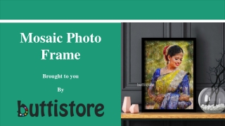 Get a personalized mosaic photo frame