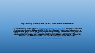 Hydrogen Price Trend and Forecast