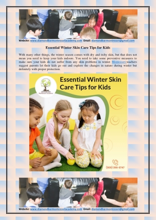 Essential Winter Skin Care Tips for Kids