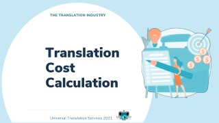 Translation Cost Calculation