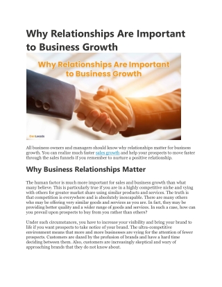 Why Relationships Are Important to Business Growth-converted