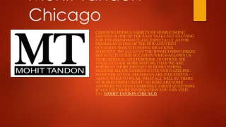 Mohit Tandon Chicago & mohit tandon