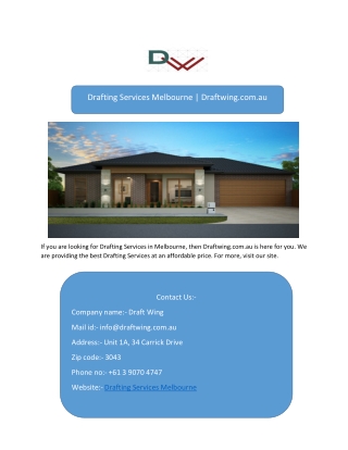 Drafting Services Melbourne-converted