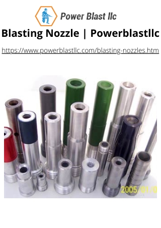 Blasting Nozzle  Powerblastllc