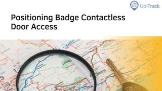 UbiTrack - Positioning Badge Contactless Door Access
