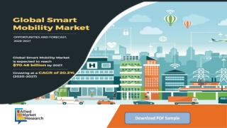 Smart Mobility Market is Estimated to Reach $70.46 billion by 2027