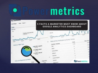 5 things a marketer should know about Google Analytics Dashboard