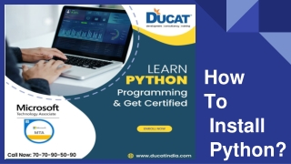 How to Install Python_