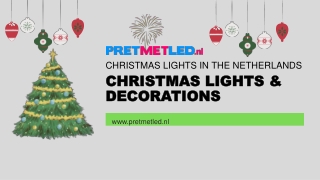 Outdoor Christmas Lights in Roswinkel, Netherlands – PretMetLed.nl