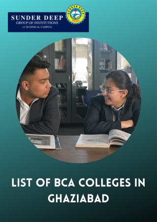 Best College for BCA In Ghaziabad | BBA Colleges in Ghaziabad