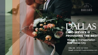 Dallas Limo Service is Providing the Best Wedding Transportation Near Dallas City