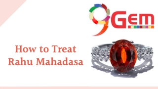 How to Treat Rahu Mahadasa
