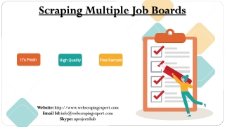 Scraping Multiple Job Boards