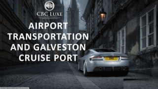 Airport Transportation and Galveston Cruise Port