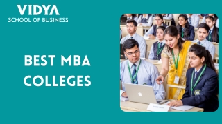 Best MBA School | School for Business Management