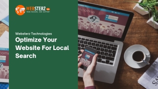 Optimize Your Website For Local Search