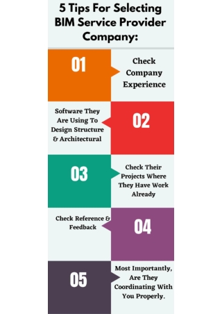 5 Tips For Selecting Bim Service Provider