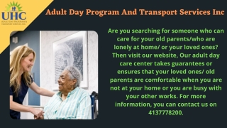 Get The Best And Affordable Adult Day Services For Your Loved Ones