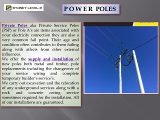 Private Pole Replacement