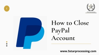 How to Close PayPal Account