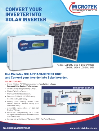 Microtek Solar Management Unit