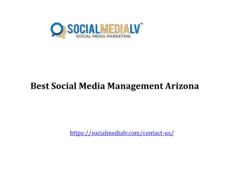 Best Social Media Management Arizona