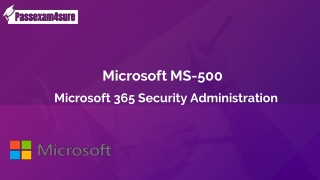 Microsoft MS-500 Exam Material | MS-500 Dumps PDF | PassExam4Sure