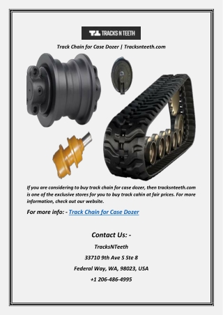 Track Chain for Case Dozer | Tracksnteeth.com