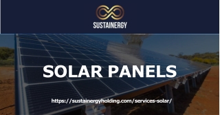 Install The Most Efficient Solar Panels With Sustainergy Holding!