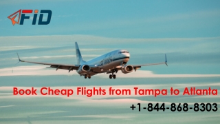 Book Cheap Flights from Tampa to Atlanta