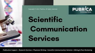 Scientific Medical Communication Services | healthcare Agency - Pubrica