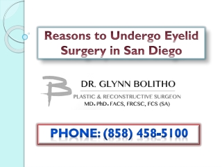 Reasons to Undergo Eyelid Surgery in San Diego