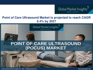Point of Care Ultrasound Market Size 2021 - Industry Trends Report to 2027