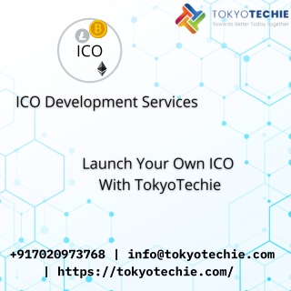 ICO Development Services | ICO Development Agency | TokyoTechie