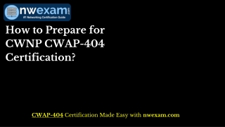 [UPDATED] CWAP-404 | CWNP Certified Wireless Analysis Professional Study Guide
