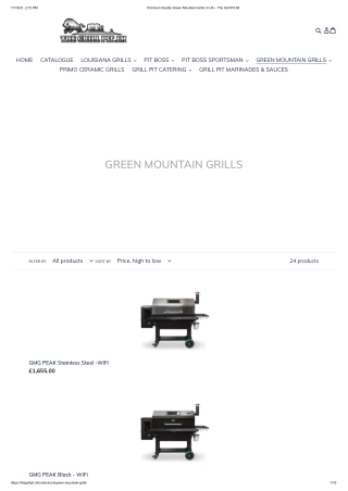 Premium Quality Green Mountain Grills In UK – The Grill Pit.IM