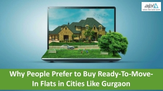 Why People Prefer to Buy Ready To Move In Flats in Cities Like Gurgaon