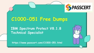 IBM Spectrum Protect V8.1.8 C1000-051 Dumps