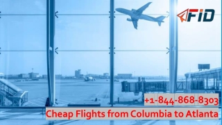 Cheap Flights from Columbia to Atlanta