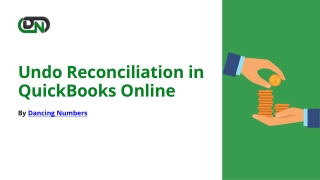 Undo Reconciliation in QuickBooks Online