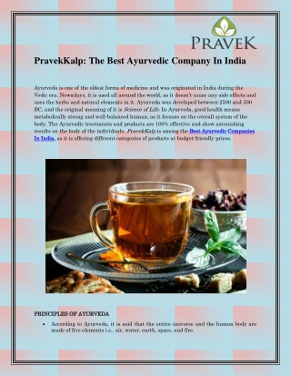 Best Ayurvedic Companies In India