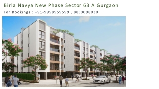 Birla Navya Residential On Golf Course Ext Road, Birla Navya Drisha 3bhk With Te