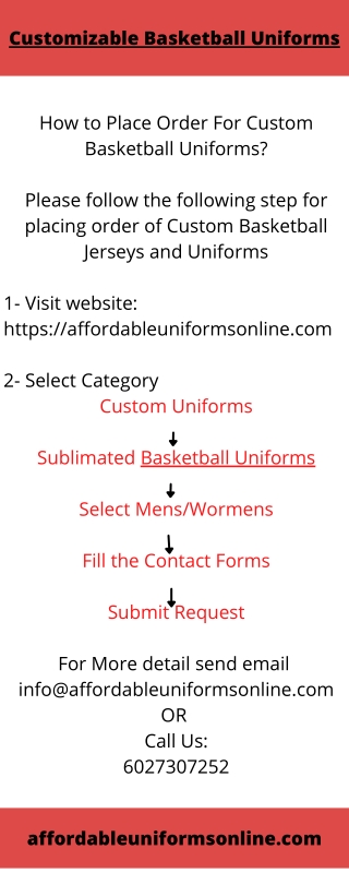 How Place Order for Custom Basketball