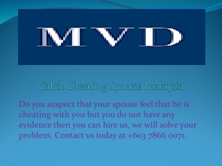 Catch Cheating Spouse Malaysia