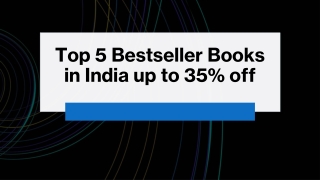 Top 5 Bestseller Books in India up to 35% off